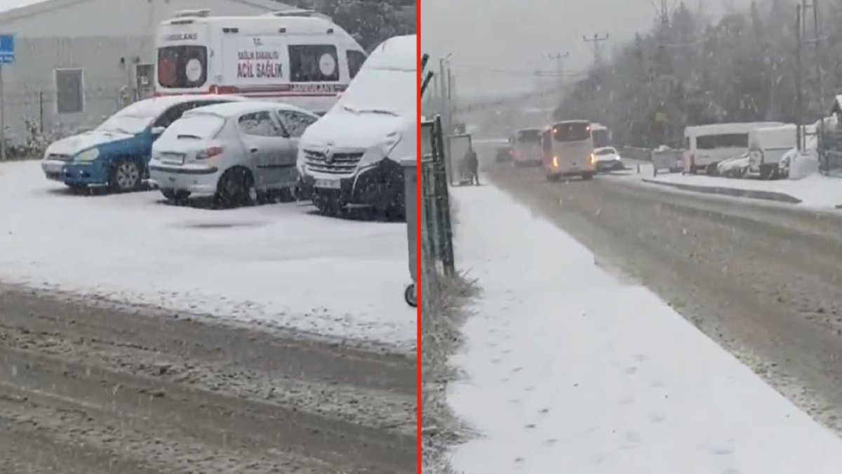 İstanbul’da beklenen kar yağışı başladı