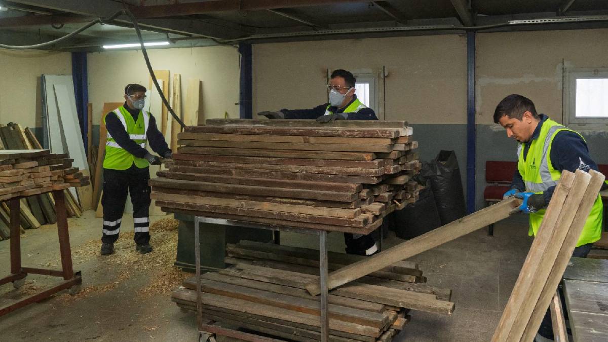 Budanan ağaçlar geri dönüştürülüyor