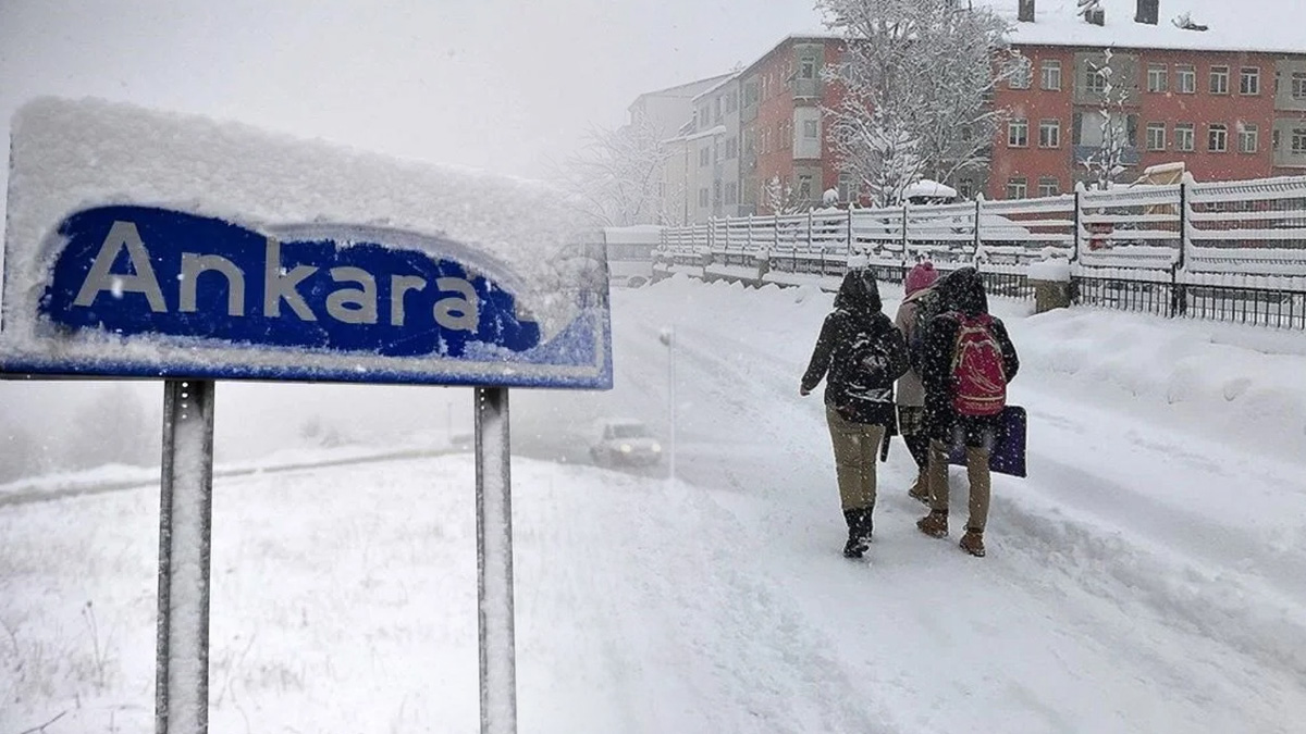 Ankara'dan gelen görüntü sosyal medyayı ayağa kaldırdı! Okullar neden tatil edilmedi