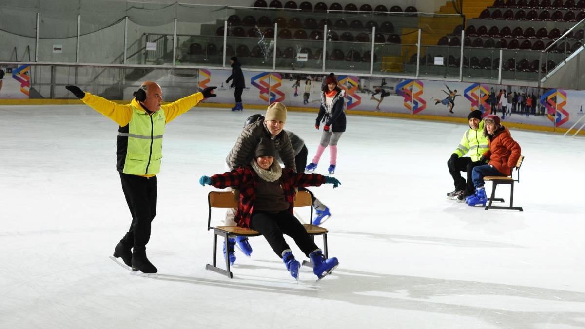Buz pistinde engelsiz mutluluk!