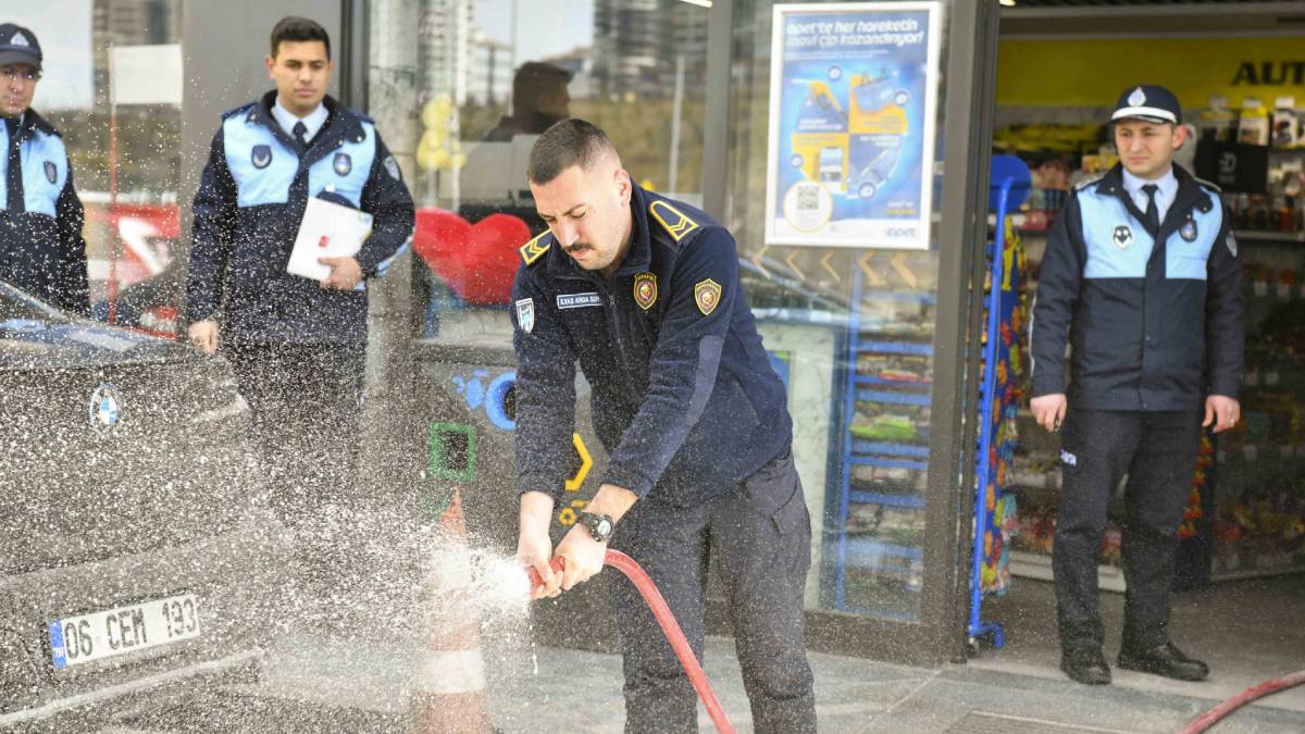 Yangın riskine karşı akaryakıt istasyonlar denetleniyor