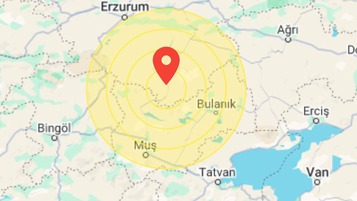 Erzurum'da korkutan deprem