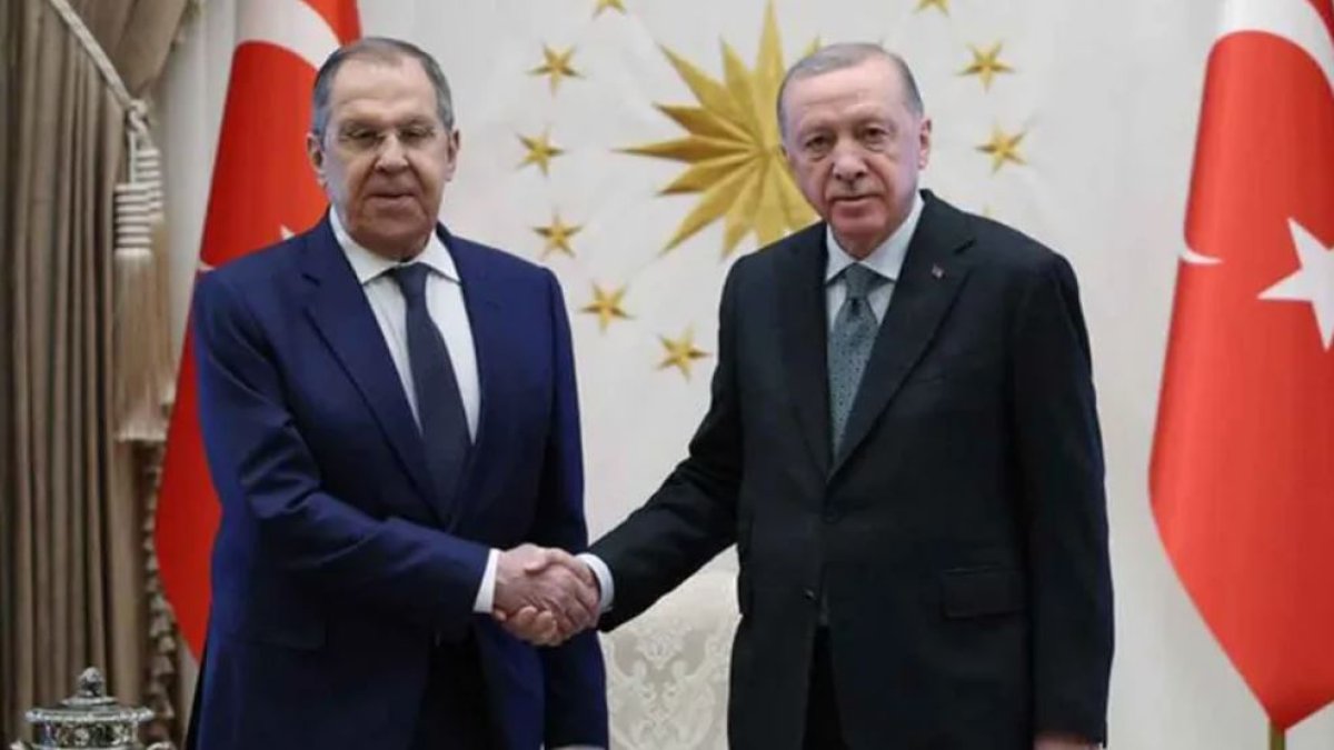 Erdoğan, Rusya Dışişleri Bakanı Lavrov'la görüştü