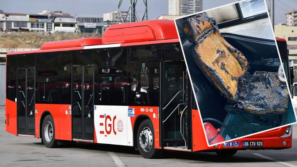 Ankara'da EGO otobüsünü ateşe veren zanlı gözaltına alındı