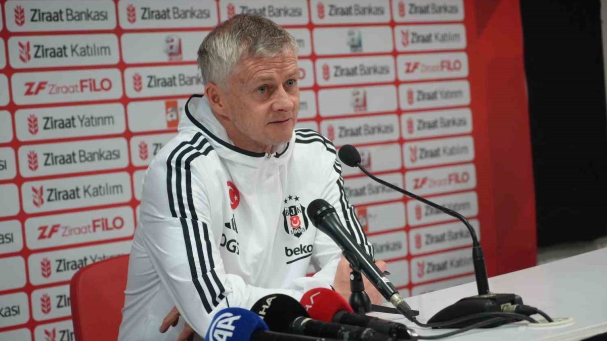 Beşiktaş Teknik Direktörü Solskjaer: Hakemlerle ilgili iyi düşüncelerim var