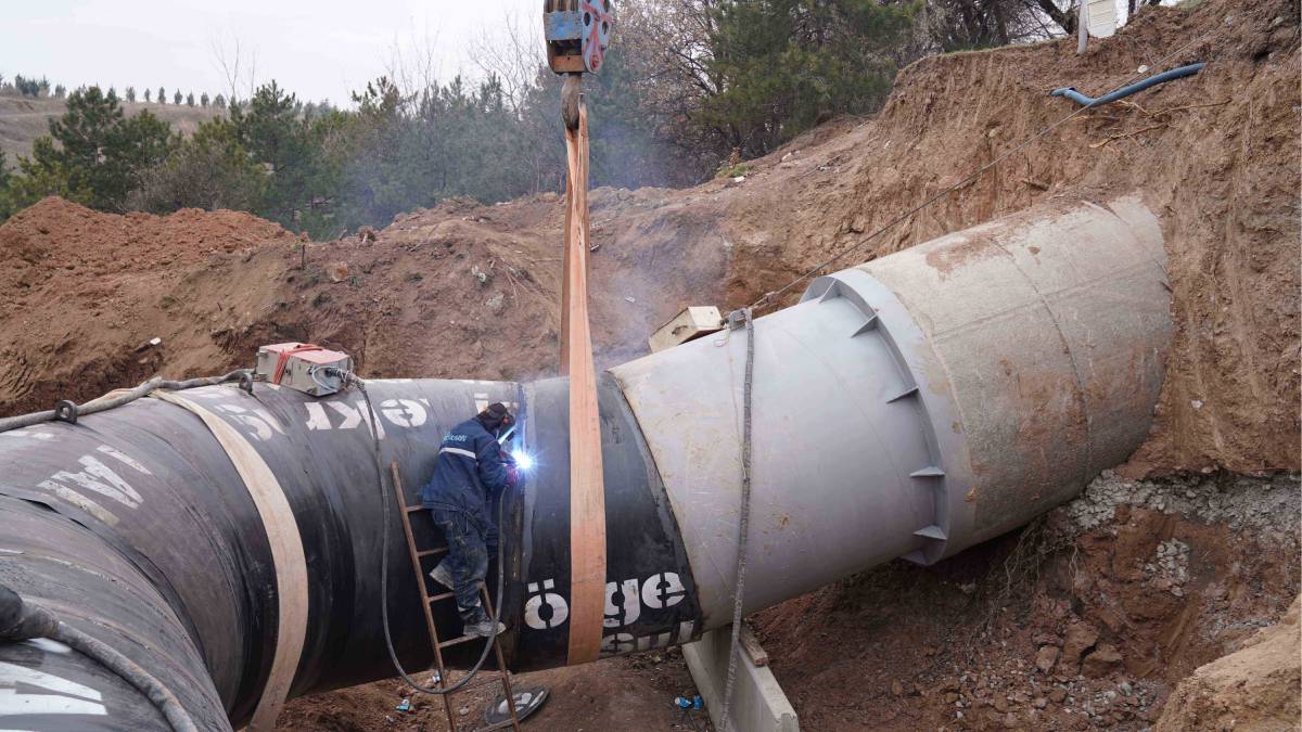 Ankara’nın kalbi Çankaya’yı besleyen içme suyu hattı yenilendi