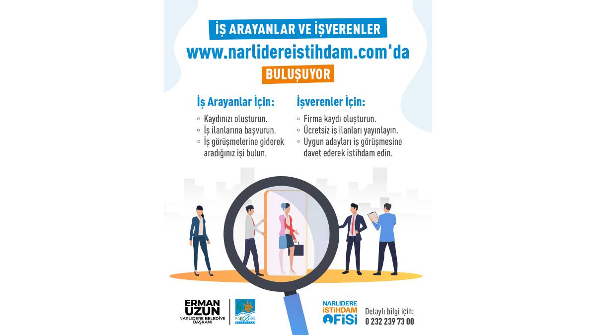 Narlıdere İstihdam Ofisi dijitale de taşındı