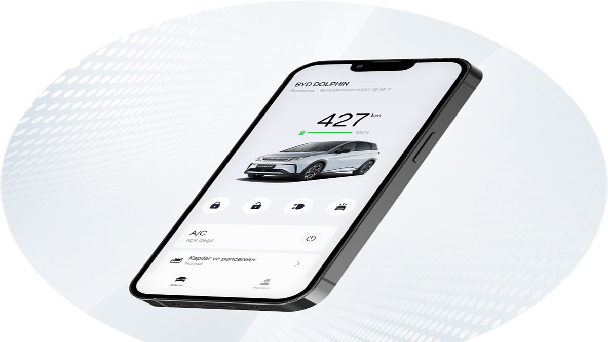 BYD modelleri artık internete bağlı!