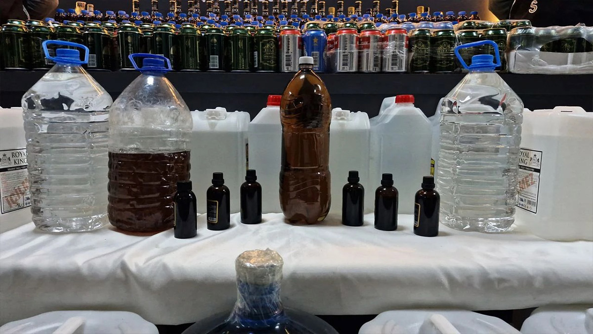 Diyarbakır'da sahte içki operasyonu: 60 litre sahte içki ele geçirildi