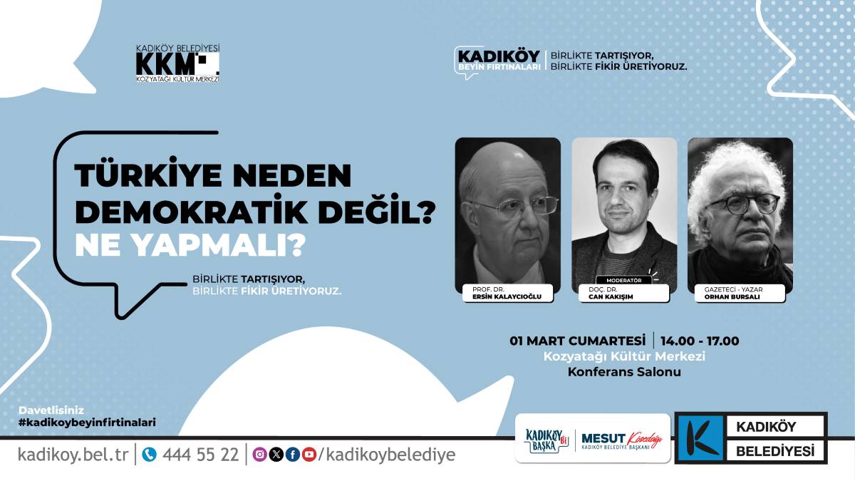 “Kadıköy Beyin Fırtınaları” paneli başlıyor