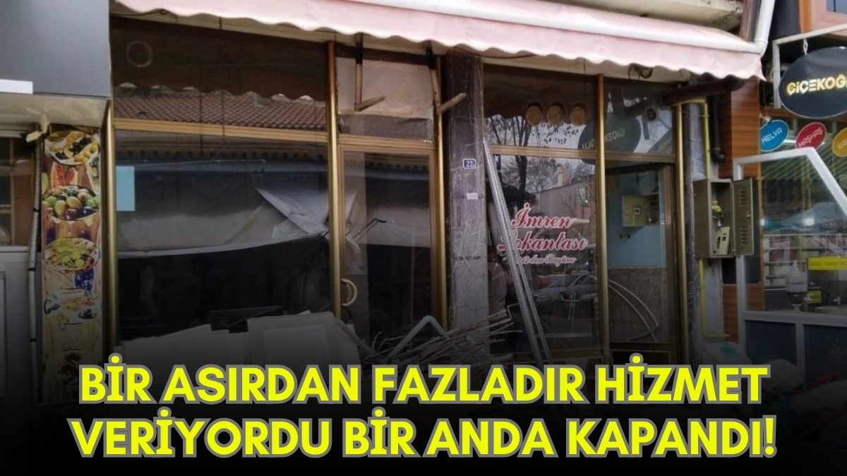 Osmanlı'dan beri hizmet veriyordu ani bir kararla kapandı! Son halini görenler hüzünlendi: Meşhur İmren Lokantasına veda...