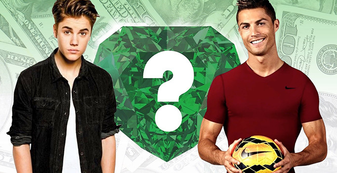 Cristiano Ronaldo ve Kanadalı şarkıcı Justin Bieber aynı filmde