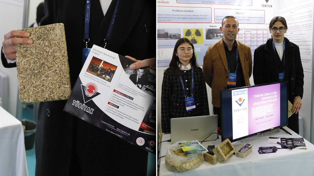 Lise öğrencileri kenevir atığından 'radyasyon geçirmeyen zırh' üretti