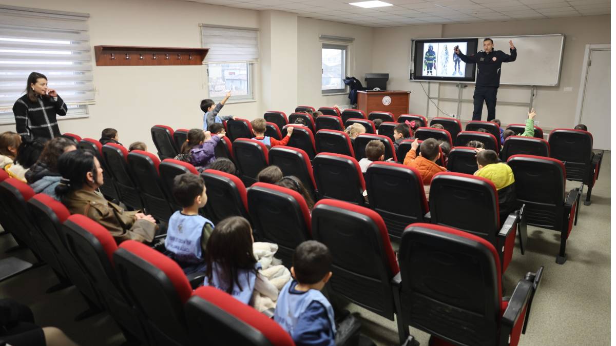 Büyükşehirden minik kalplere güvenlik bilinci