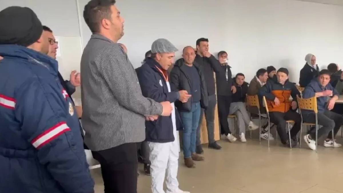 Ekur Et işçileri TİS hakları için eylemde