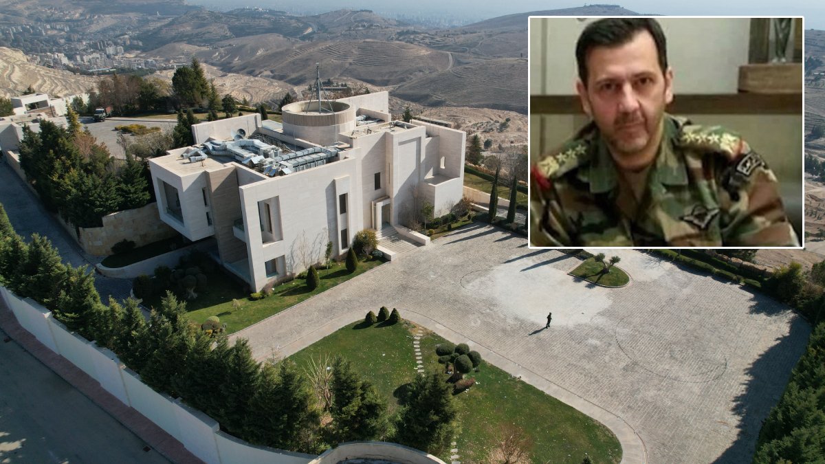 Şam'da Mahir Esad'a ait yazlıkta gizli tünel ağı ve askeri evraklar bulundu