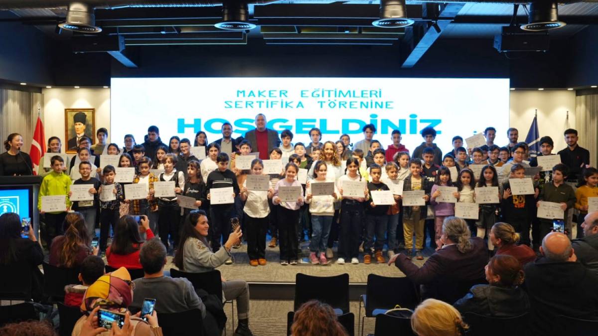 Kartal’da Maker Atölyeleri ilk mezunlarını verdi