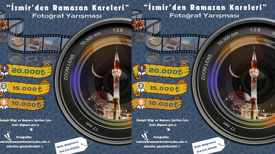 “İzmir’den Ramazan Kareleri” fotoğraf yarışması başvuruları başladı