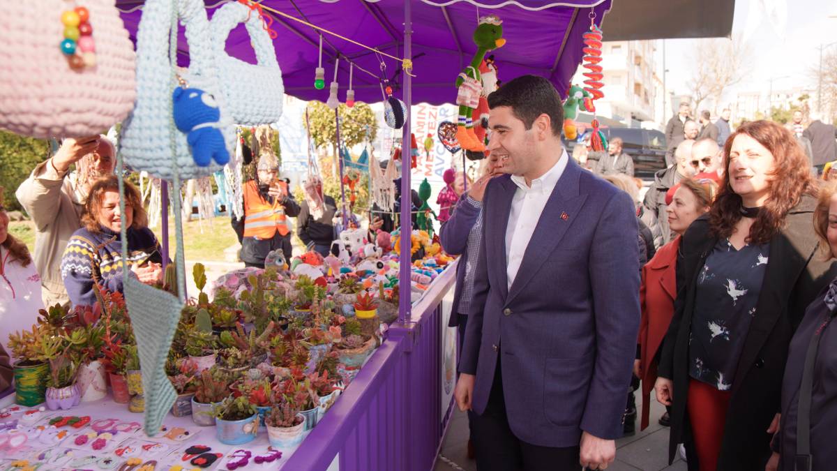 Kadın el emeği pazarı Avcılar’da açıldı