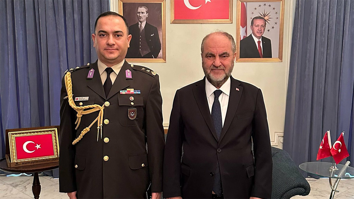 Türkiye'nin Şam Büyükelçiliği Askeri Ataşesi göreve başladı