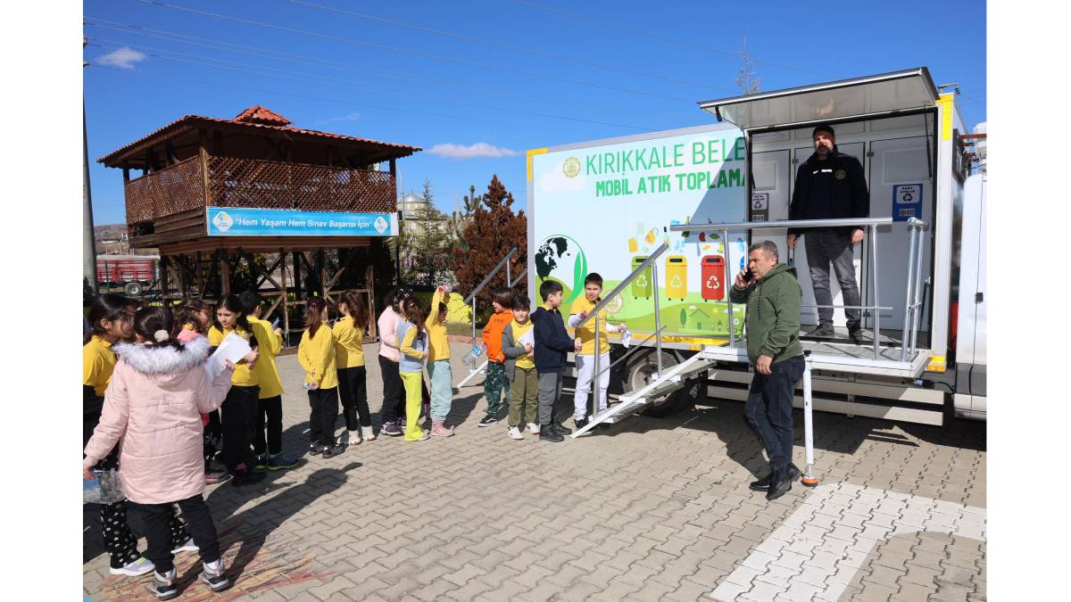 Kırıkkale Belediyesi’nden öğrencilere ‘Sıfır Atık’ eğitimi