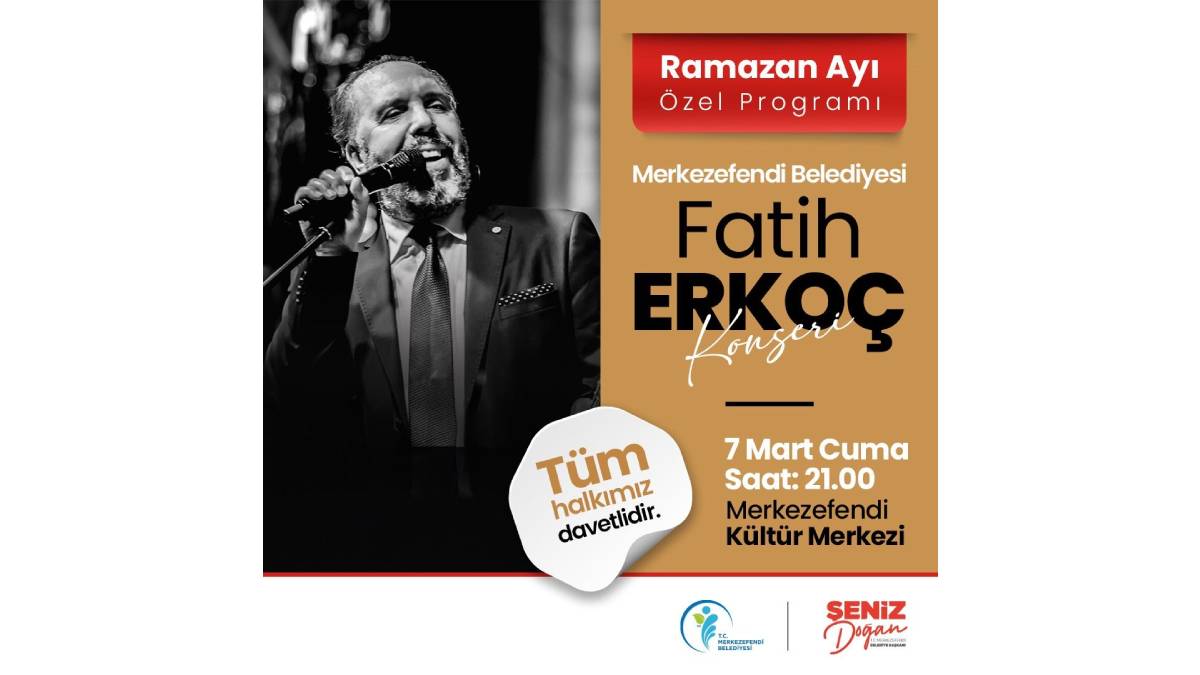 Merkezefendi’de Fatih Erkoç’tan Ramazan’a özel konser
