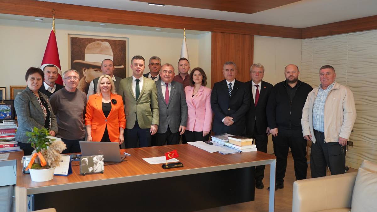 Çorlu Balgöç’ten Başkan Sarıkurt’a ziyaret