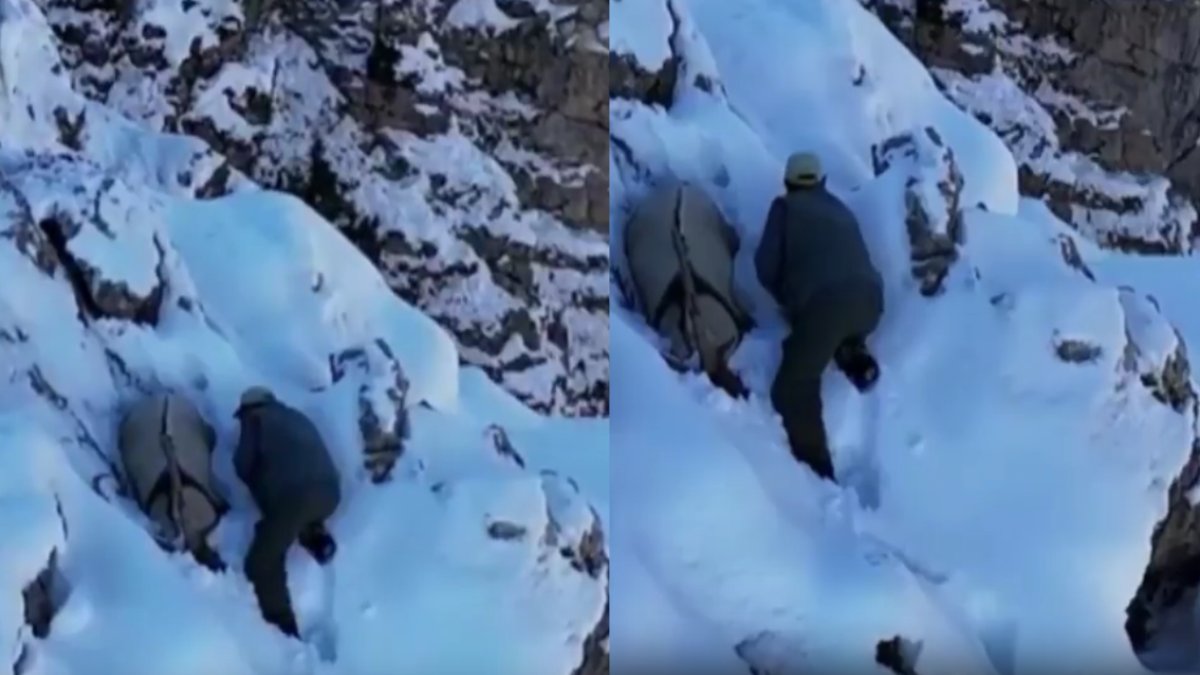 Böylesi sadece Türkiye'de olur! Yakalanmamak için keçi taklidi yaptı: O anlar kameralara böyle yansıdı