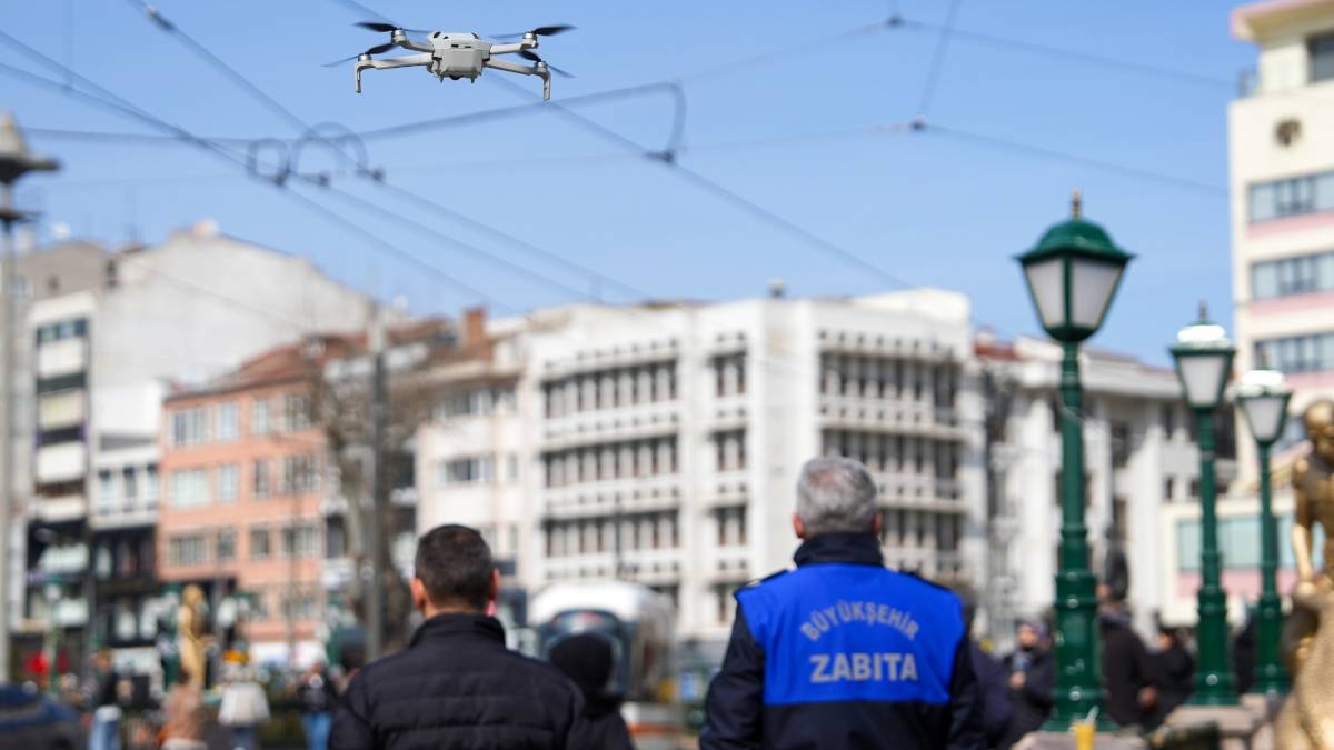 Zabıtadan drone ile denetim: 1 milyon 541 bin 466 TL para cezası uygulandı!