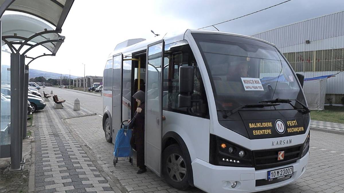 BTT’nin yeni ring hattı Susurluk’ta yüzleri güldürdü