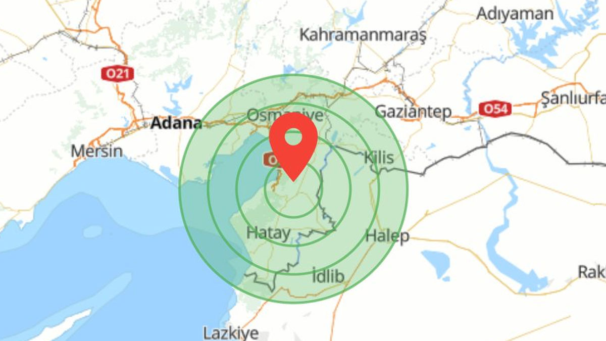 Hatay'da deprem