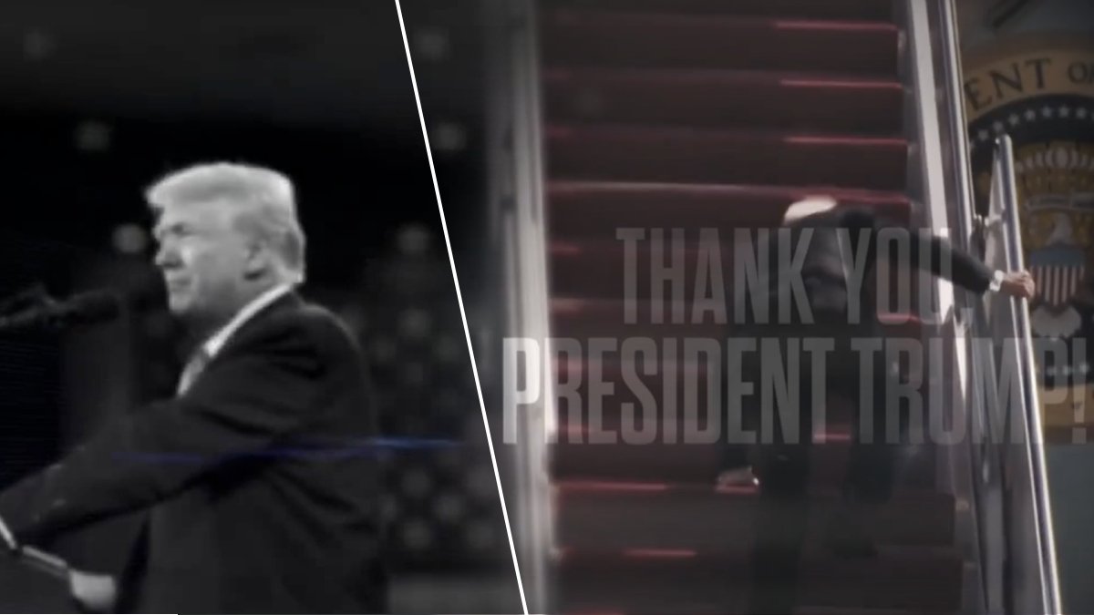 Trump'tan Biden yönetimini eleştiren video: Ulusal kabus nihayet sona erdi