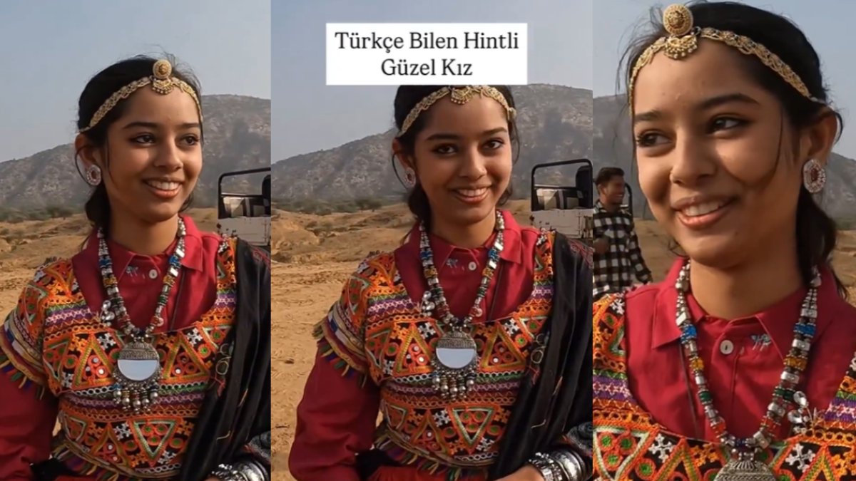 Türk dizileri izleyerek Türkçe öğrenen Hintli kız görenleri şoke etti! Hindistan'a giden Türkleri bakın nasıl karşıladı?