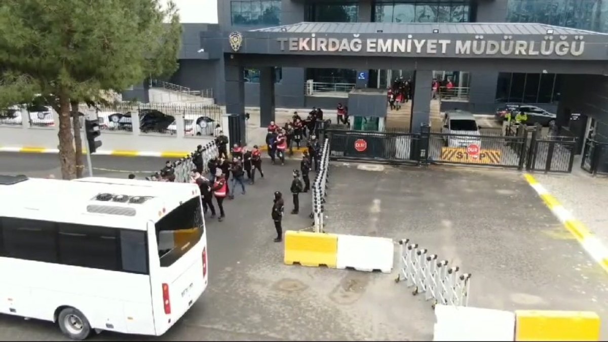 Tekirdağ'da sahte yatırım vaadiyle 387 milyon TL'lik vurgun: 22 şüpheli tutuklandı