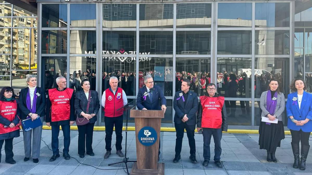 Grev yapan emekçi kadınlara Başkan Mirza’dan destek