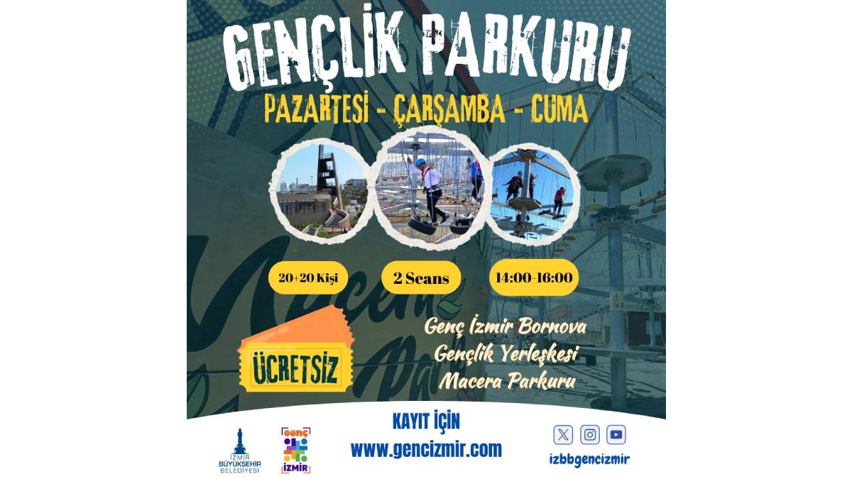 Macera Park'ta "Gençlik Parkuru" günleri başladı