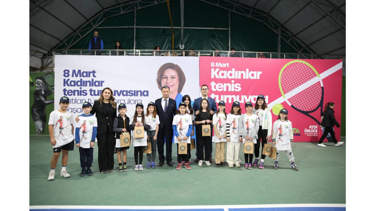 “8 Mart Kaınlar Tenis Turnuvası”nda kupa heyecanı