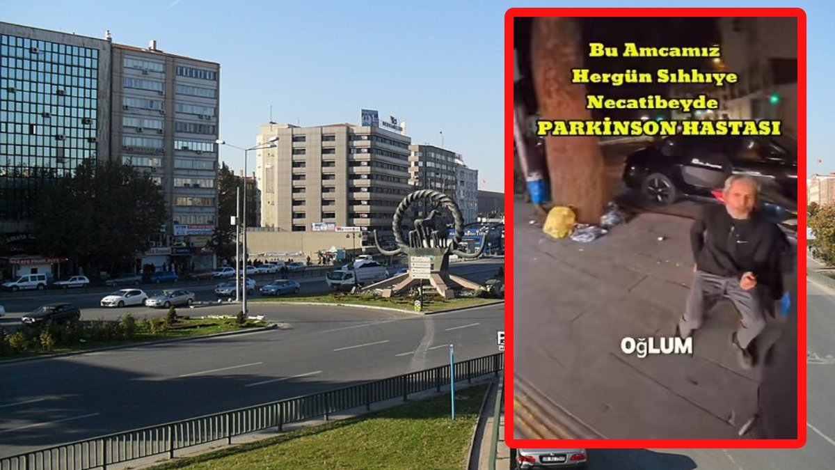 Sosyal medya Ankara'yı ayağa kaldırdı! Parkinson hastası amcanın yürek burkan mücadelesi!