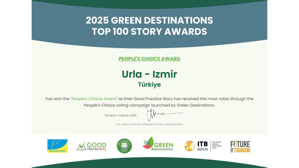 Urla Bağ Yolu ITB Berlin’de “Halkın Seçimi” ödülünü aldı