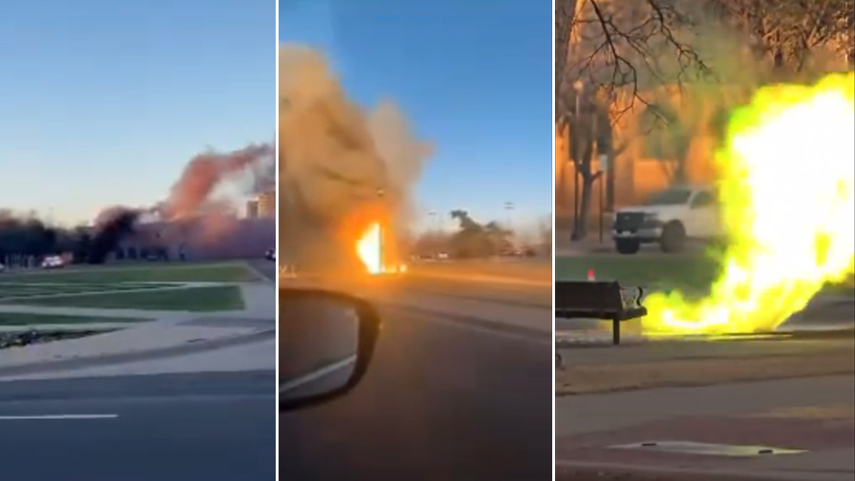 Texas Teknik Üniversitesi kampüsünde rögar patlamaları