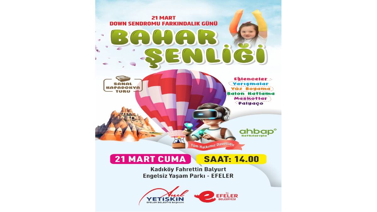 Efeler’in engelleri aşan merkezi bahara şenlikle girecek