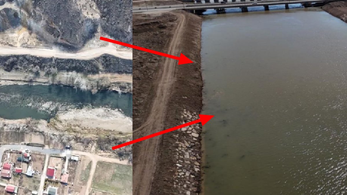 Kar yağışı en çok o nehrimize yaradı! Türkiye'nin en uzun nehri Kızılırmak'ta su debisi yükseldi: Kuruma noktasına gelmişti