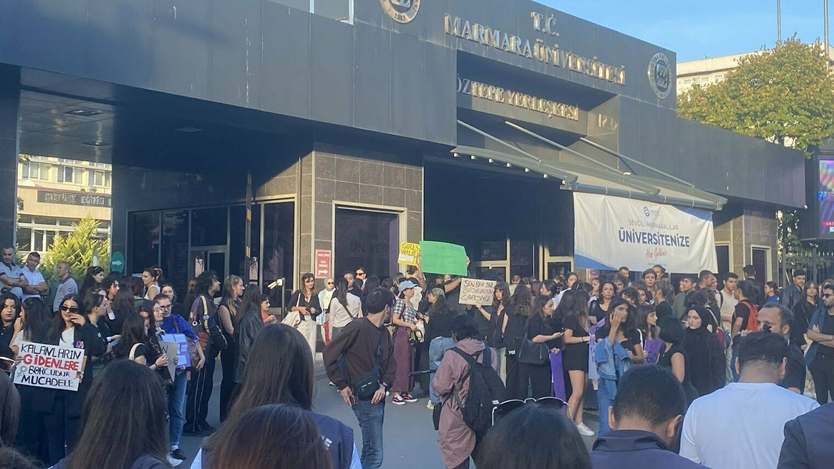 Marmara Üniversitesi kadın cinayetlerini protesto eden öğrencilere kınama verdi