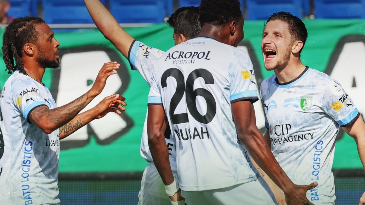 Bodrum FK'nın yükselişi devam ediyor: Rize deplasmanında 2-0 kazandılar