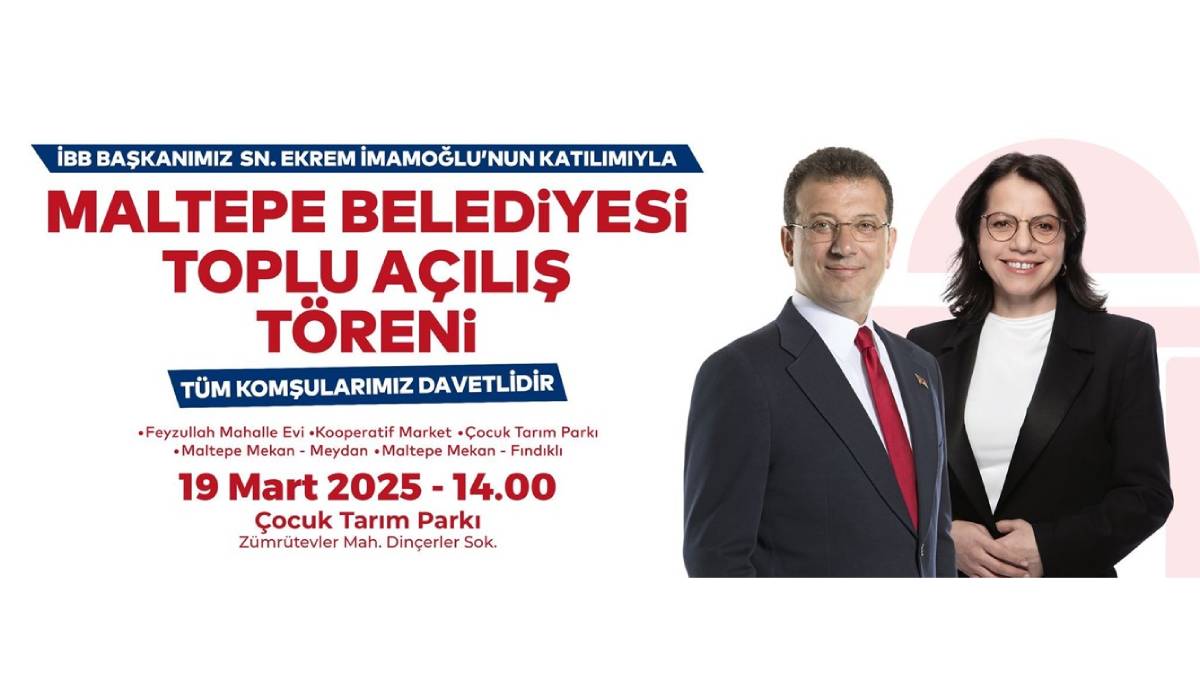 Maltepe Belediyesinden toplu açılış töreni
