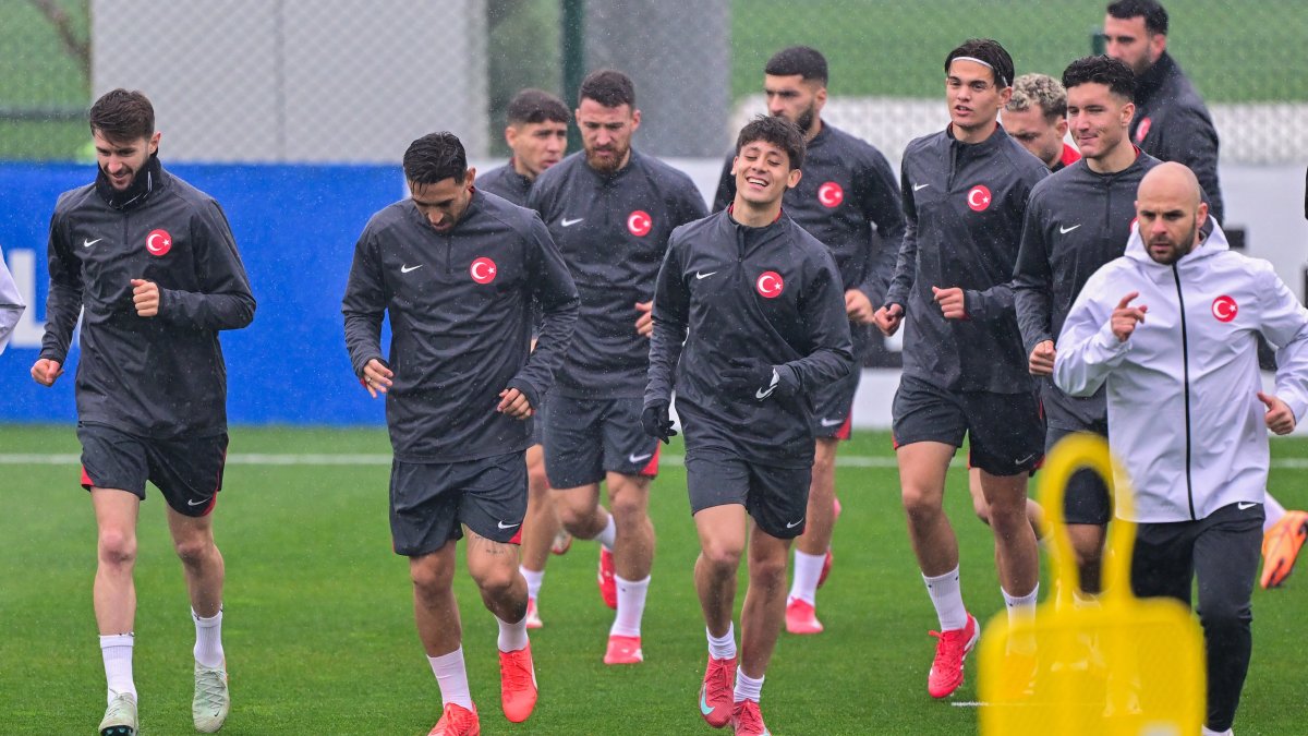 A Milli Takım'da Macaristan maçı hazırlıkları başladı: UEFA Uluslar Ligi play-off turu