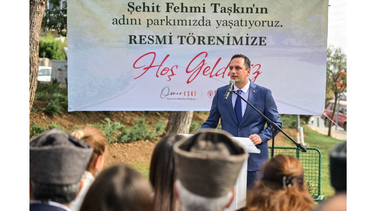 Şehit Üsteğmen Fehmi Taşkın’ın ismi parkta ölümsüzleşti