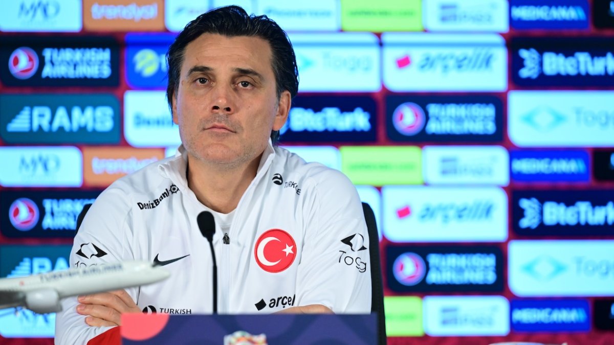 A Milli Futbol Takımı Teknik Direktörü Vincenzo Montella: Kendimizi kanıtlamak istiyoruz