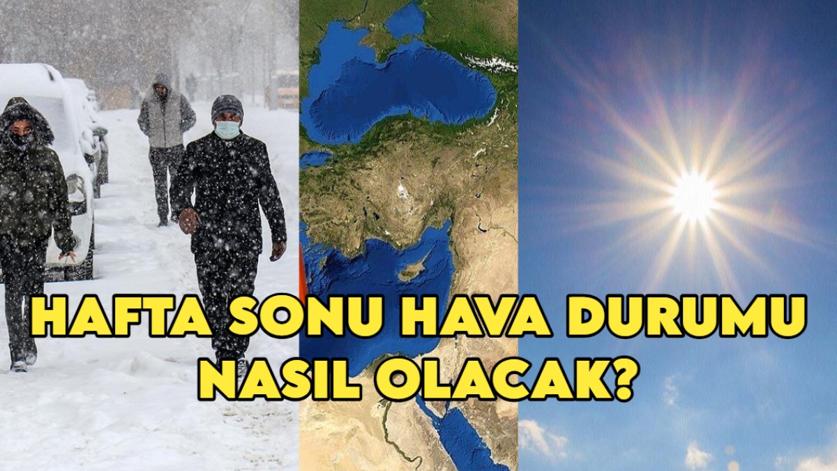Hafta sonu hava durumu nasıl olacak? Meteoroloji Bölge Müdürü Şahin haritalar üzerinden anlattı