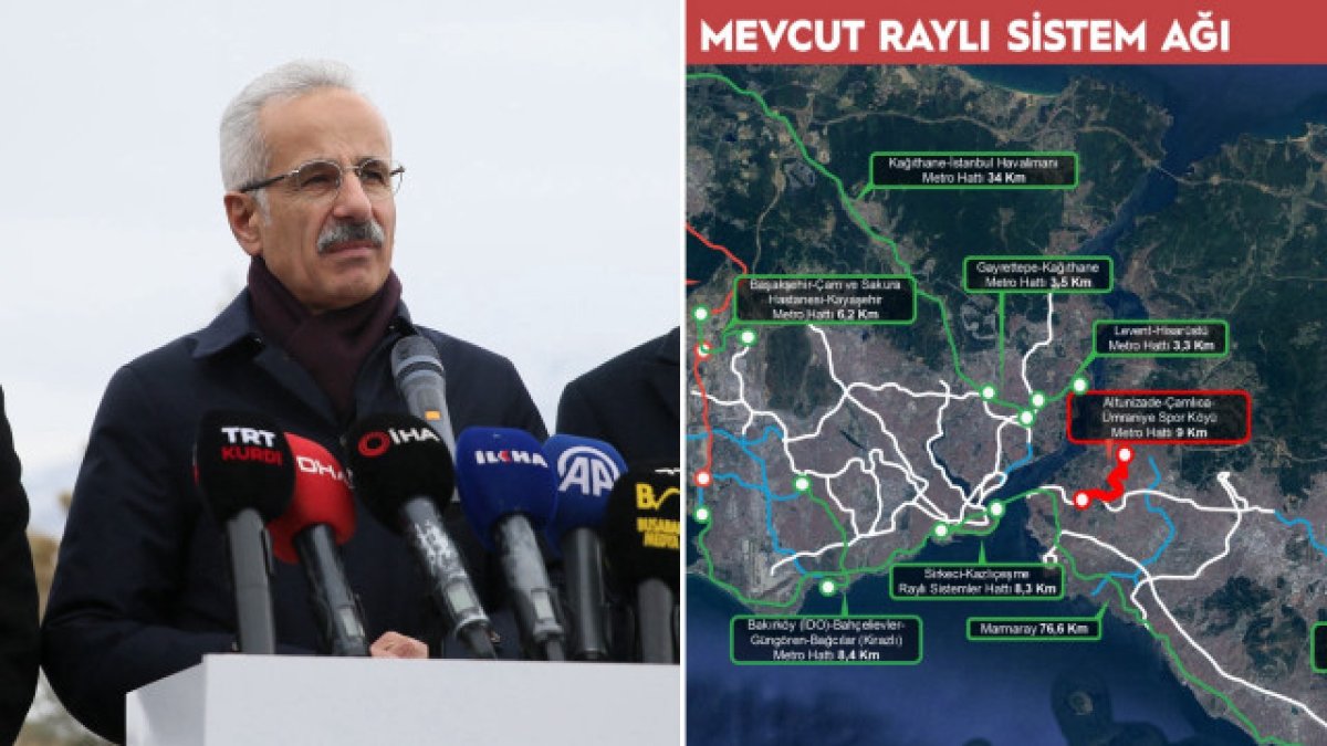 Uraloğlu: İstanbul’a 4,5 km yeni metro hattı kazandırıyoruz